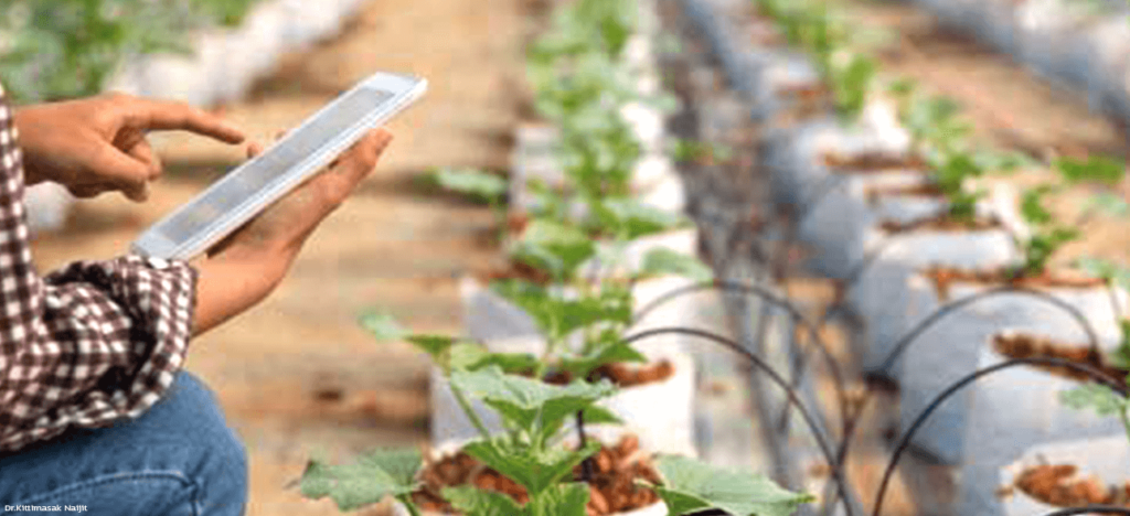 การนำเทคโนโลยีอินเทอร์เน็ตของสรรพสิ่ง (IoT) เข้าสู่การผลิตเกษตรในฟาร์มอัจฉริยะ